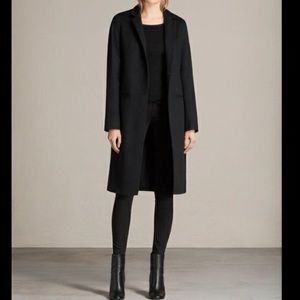 Allsaints Nehru Satin Coat